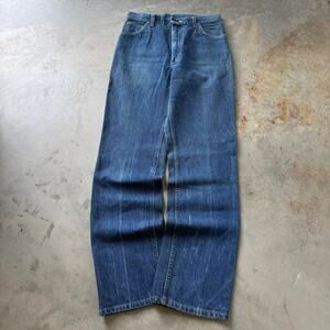 Vintage 70’s 80’s Lee Riders High-Waisted Medium Wash Denim Jeans Size 30x33
